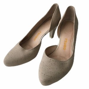 TSUBO Fifee Perforated Leather D'orsay Pump Sz 8